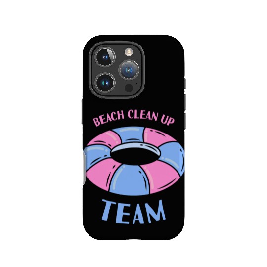 Beach Clean Up Team Beaches Cleaning Coast IPhone Cases