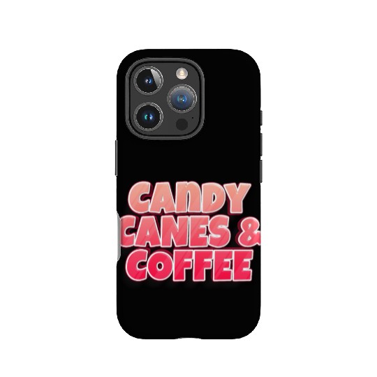 Candy Cane Candy Canes And Coffee IPhone Cases