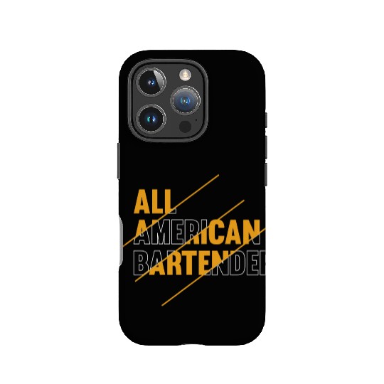 All American Bartender IPhone Cases