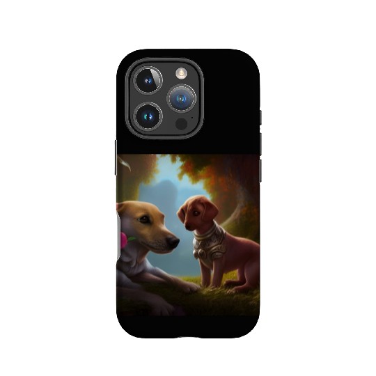 Puppy Love Cute Puppies with A Little Steampunk IPhone Cases