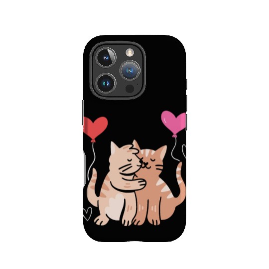 Cat Lover Valentines Day Hearts Day Cupid Love IPhone Cases