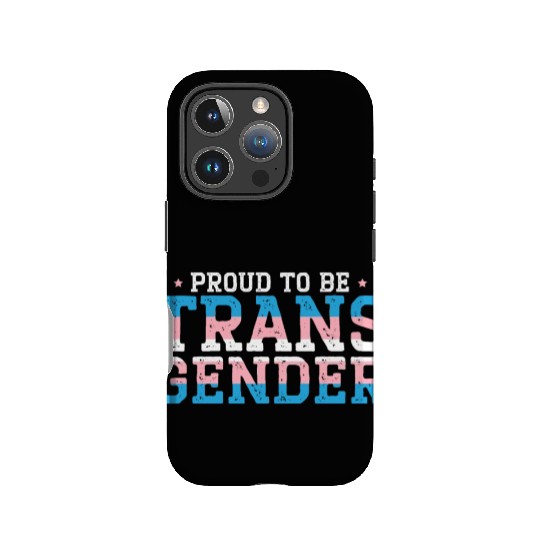 Proud To Be Transgender Rainbow Pride LGBTQ Trans IPhone Cases