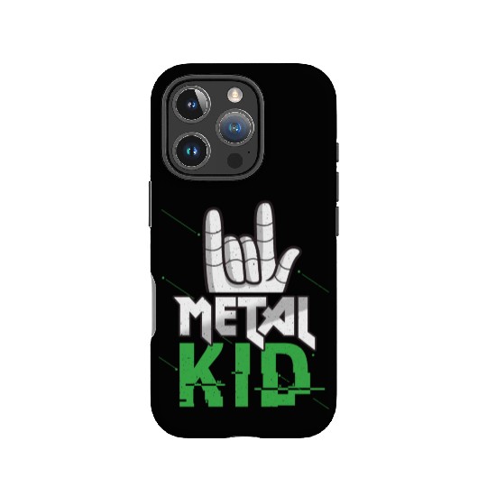 Rock Sign Rock Hand Metal Kid Music Lover Rock IPhone Cases