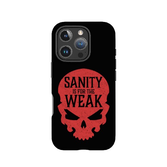Demon Skull Sanity is for the Weak IPhone Cases