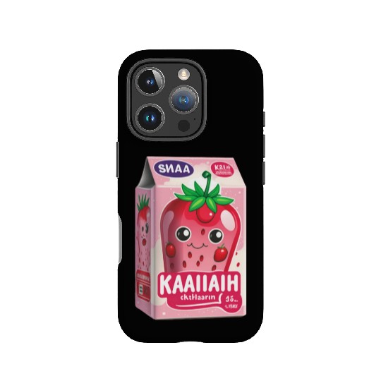 Strawberry Milk Kawaii IPhone Cases