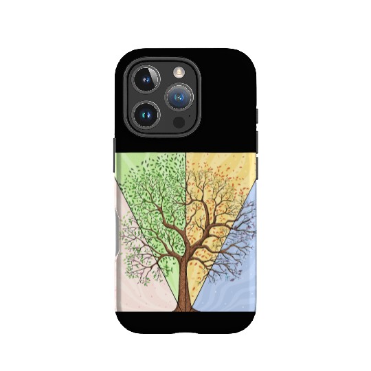 Four Seasons Trees IPhone Cases