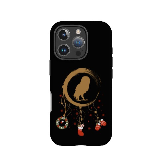 Winter dreamcatcher Christmas Owl IPhone Cases