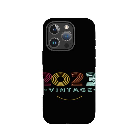 Neon Rainbow Retro 2023 NewYear Vintage IPhone Cases