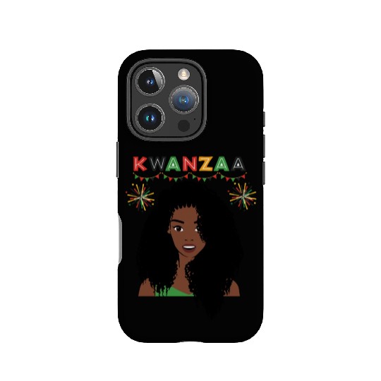 Happy Kwanzaa African Pride Black Woman IPhone Cases