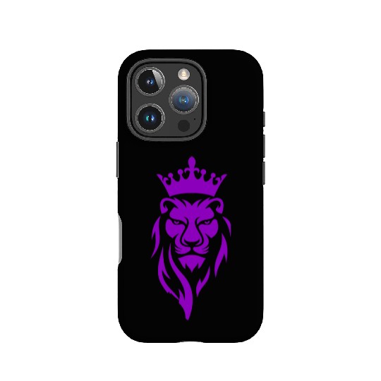 LION LILAC IPhone Cases