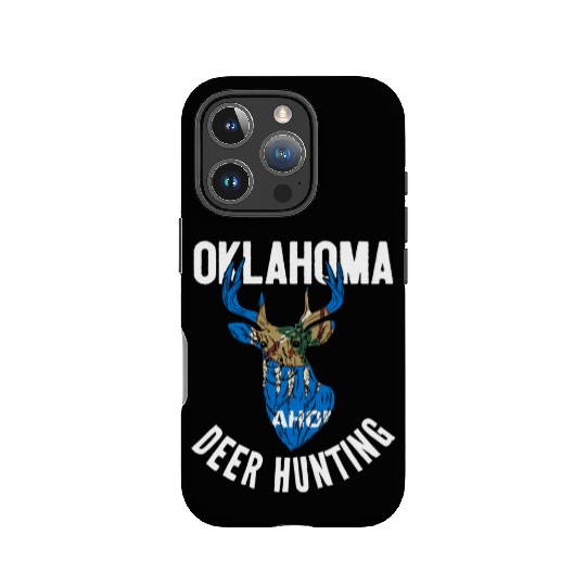 Oklahoma Deer Hunting Buck Stag Hunter IPhone Cases