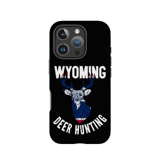 Wyoming Deer Hunting Buck Stag Hunter IPhone Cases