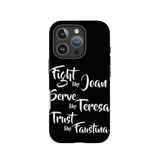Catholic Saints Joan Teresa Faustina IPhone Cases