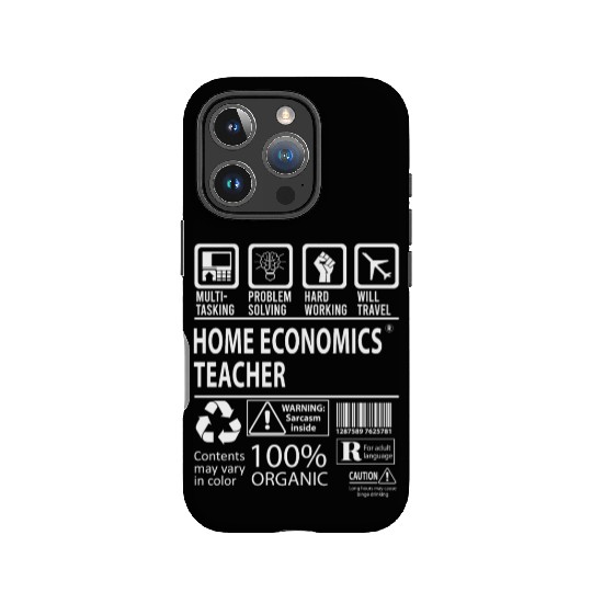 Home Economics Teacher IPhone Cases - Multitasking Job