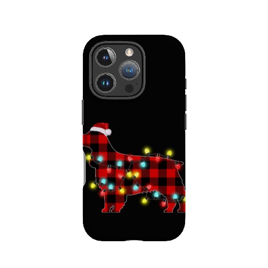 English Cocker Spaniel Christmas Dog Lover Pajamas IPhone Cases