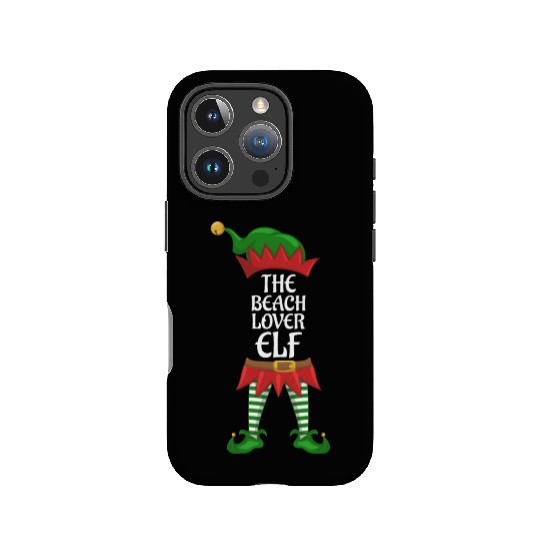 Beach Lover Elf Family Matching Christmas Party IPhone Cases