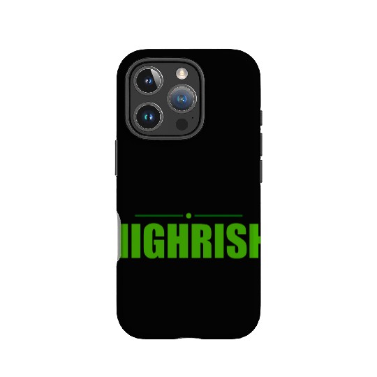 Highrish Weed Marijuana St Patricks Day IPhone Cases