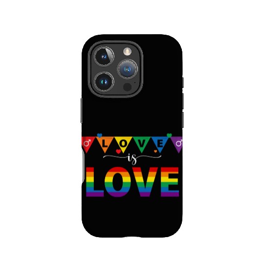 Love is Love Womens Mens Love is Love LGBT V-day IPhone Cases