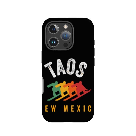Vintage Taos Nm Us New Mexico Ski Snowboard Mounta IPhone Cases