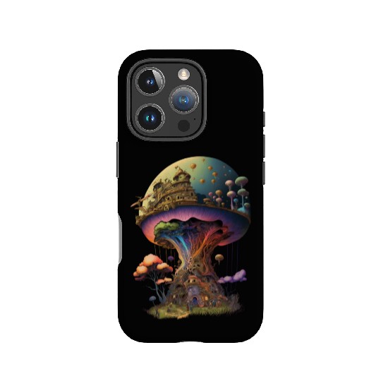 village mushroom IPhone Cases