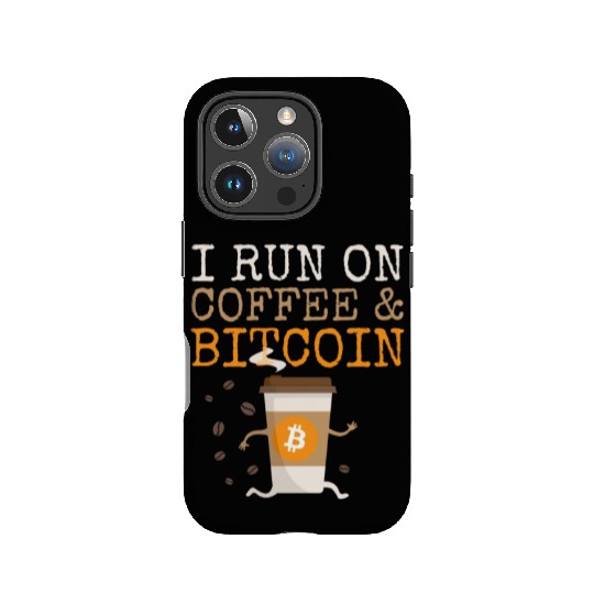 Coffee Lover And Bitcoin HODL Crypto Cryptocurrenc IPhone Cases