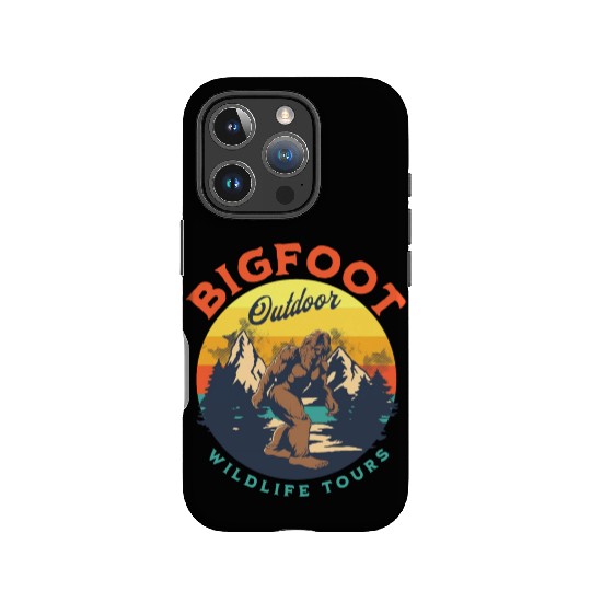 Bigfoot Outdoor Wild Nature Tours IPhone Cases