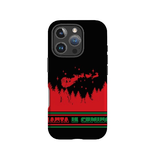 Santa is coming IPhone Cases