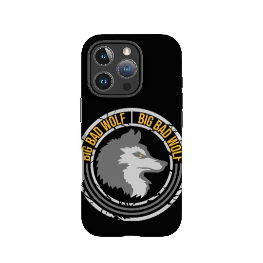big bad wolf quote IPhone Cases