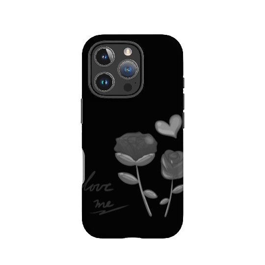 two flowers nature plant flower grey IPhone Cases