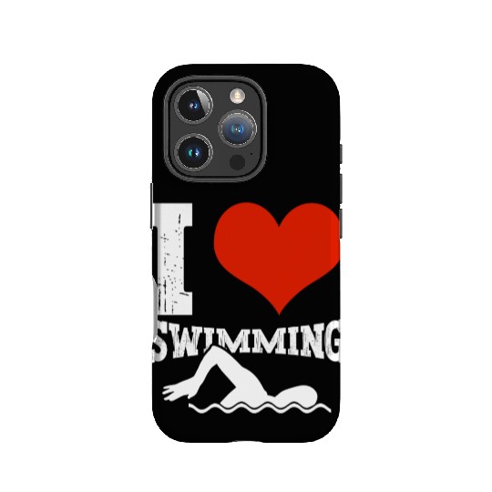 I Love Swimming Swimmer Swim IPhone Cases