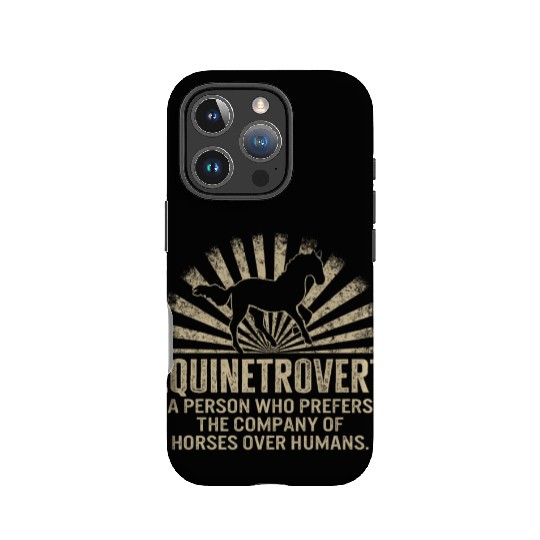 Cowboy IPhone Cases, Equinetrovert Funny Equestrian