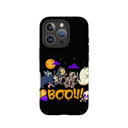 Boo! | Spooky Funny Halloween | Mummy Skeleton IPhone Cases