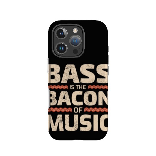 Bass Guitar Player Bacon Music Musician Bassist IPhone Cases