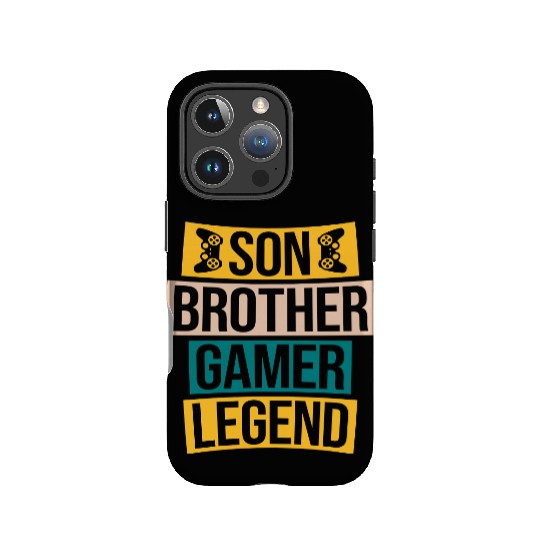 son brother gamer legend IPhone Cases