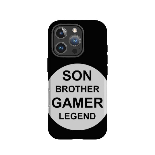 son brother gamer legend IPhone Cases