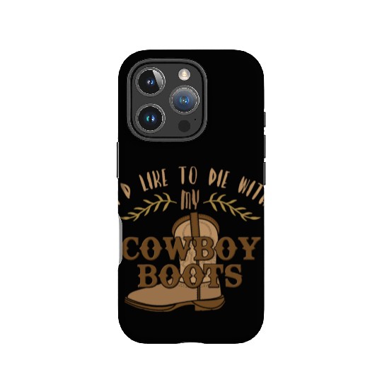 Cowboy Barn Bull Rider Rodeo Country Western Gift IPhone Cases
