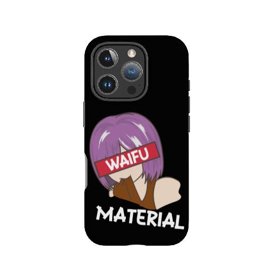 Anime Waifu Material Manga Eyes Japanese IPhone Cases