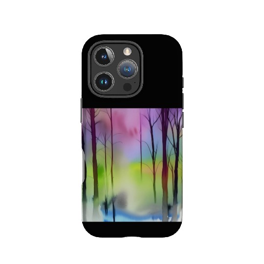 Colorful watercolor simple nature IPhone Cases