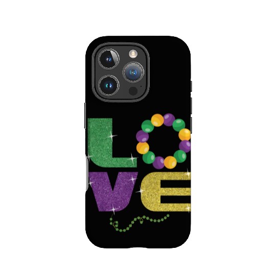 Love New Orleans Festival Parade Beads Mardi Gras IPhone Cases