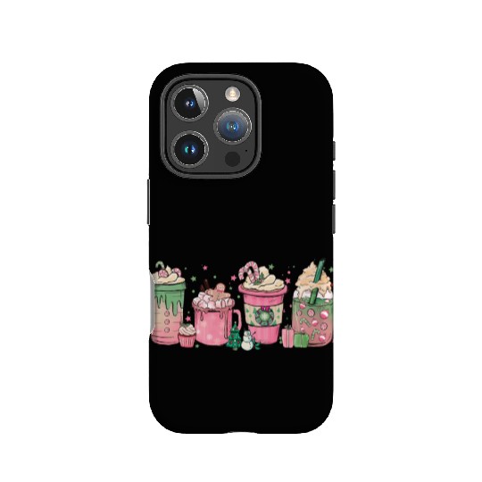 Hot Chocolate Cup Peppermint Mocha IPhone Cases