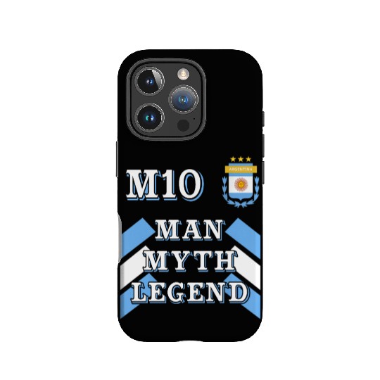 M10 Man Myth Legend Number 10 Argentina Soccer IPhone Cases