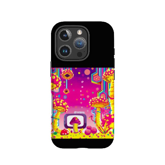 Psychedelic Video Game Fantasy World IPhone Cases