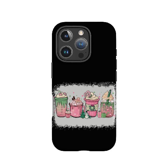 Hot Chocolate Cup Peppermint Mocha IPhone Cases