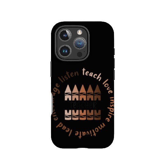 Afro African Black History Month Melanin Teacher IPhone Cases