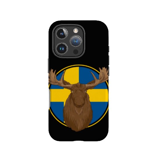 Sweden Flag Sverige Moose IPhone Cases