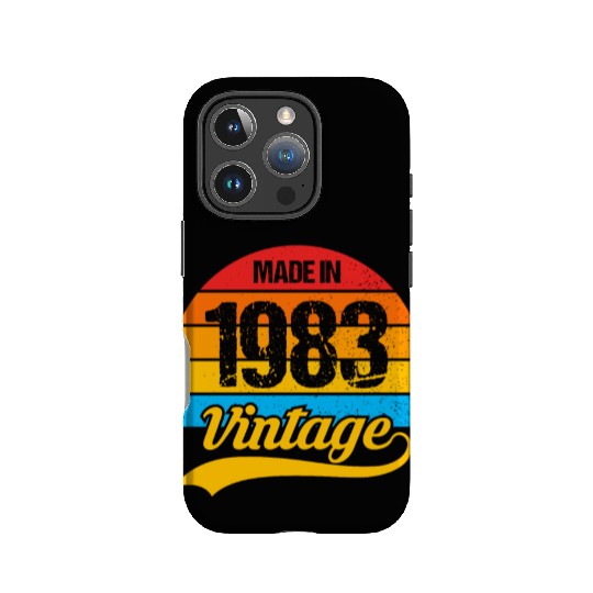 40 Years Vintage 1983 Retro 40th Birthday IPhone Cases