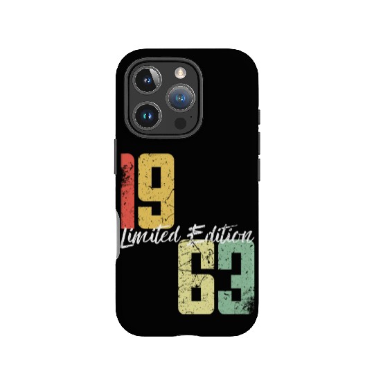 60 Years Vintage 1963 Retro 60th Birthday IPhone Cases