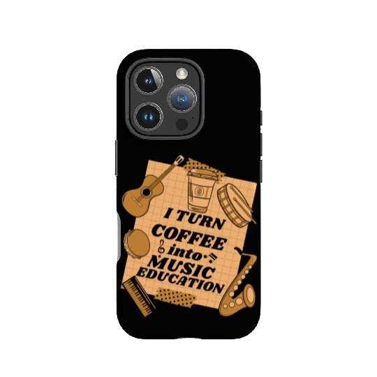 Music Teacher Coffee IPhone Cases