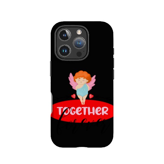 Forever together. Quote for valentine's day IPhone Cases