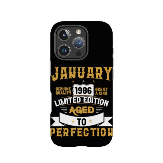 January 1986 Limited Edition Aged To Perfection IPhone Cases